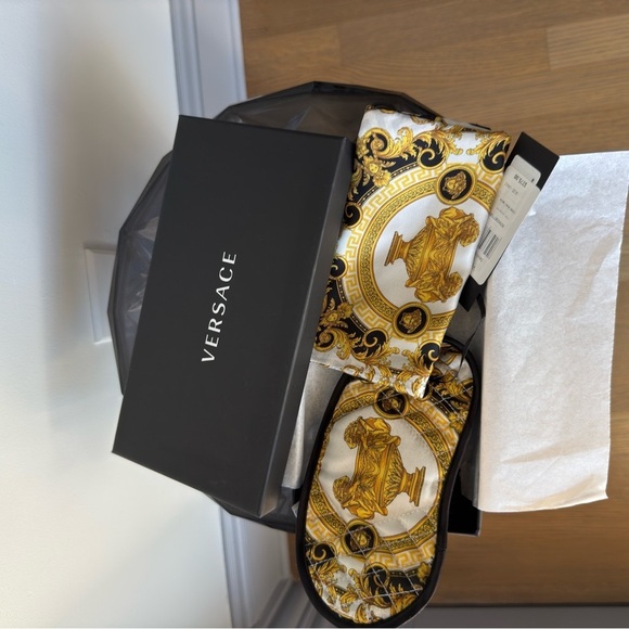Versace Accessories - Versace Barocco Silk Sleep Mask